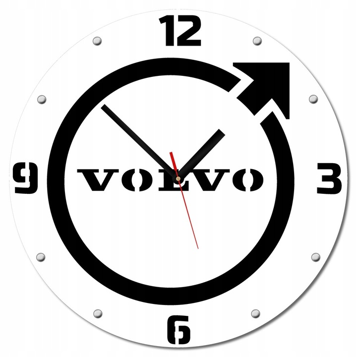 Zegar ścienny 40cm Volvo