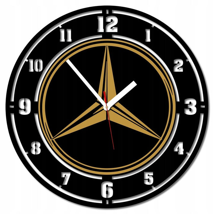 Zegar ścienny 40cm Mercedes-Benz Motoryzacja