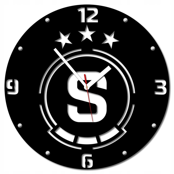 Zegar ścienny 40cm Czeski klub piłkarski SK Sparta Praga