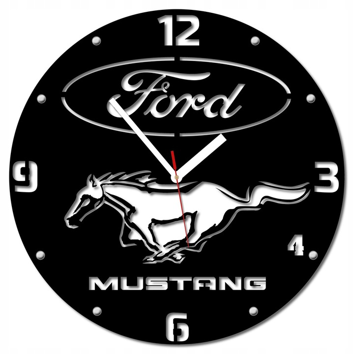 Zegar ścienny 40cm Ford Mustang