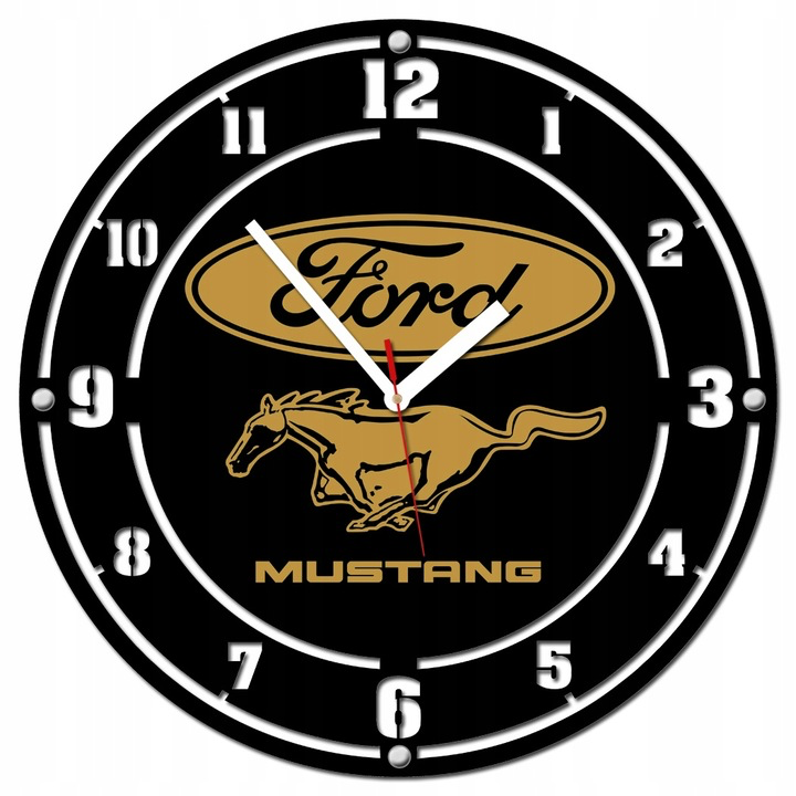Zegar ścienny 40cm Ford Mustang