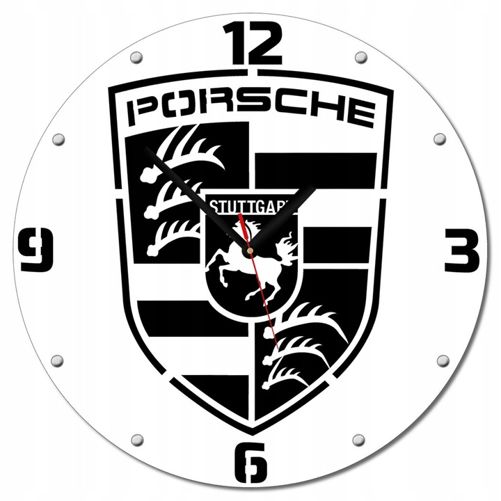 Zegar ścienny 40cm Porsche