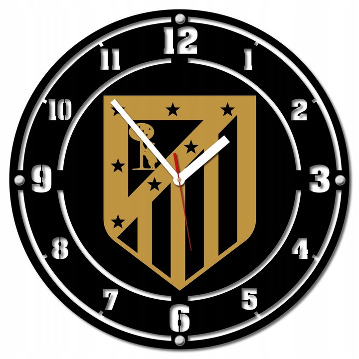 Zegar ścienny 40cm Atletico Madryt Los Rojiblancos