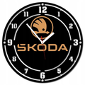 Zegar ścienny 40cm Skoda Czeska Motoryzacja