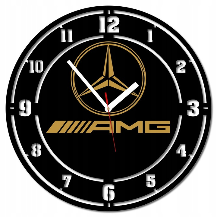Zegar ścienny 40cm Motoryzacja Mercedes AMG