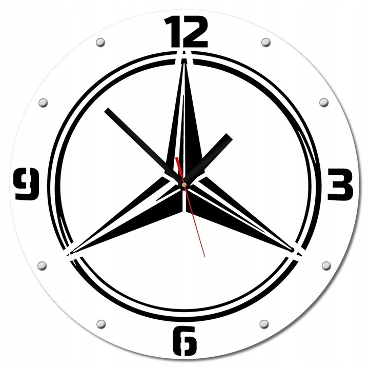 Zegar ścienny 40cm Mercedes Merc