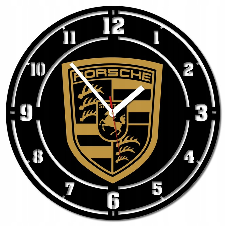 Zegar ścienny 40cm Porsche Motoryzacja
